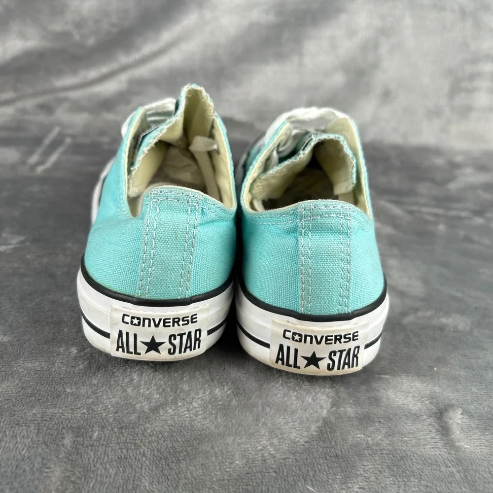 Converse Chuck Taylor All Star Low Top Turquoise Aqua Blue Sneakers W 7 M 5 - Picture 5 of 11